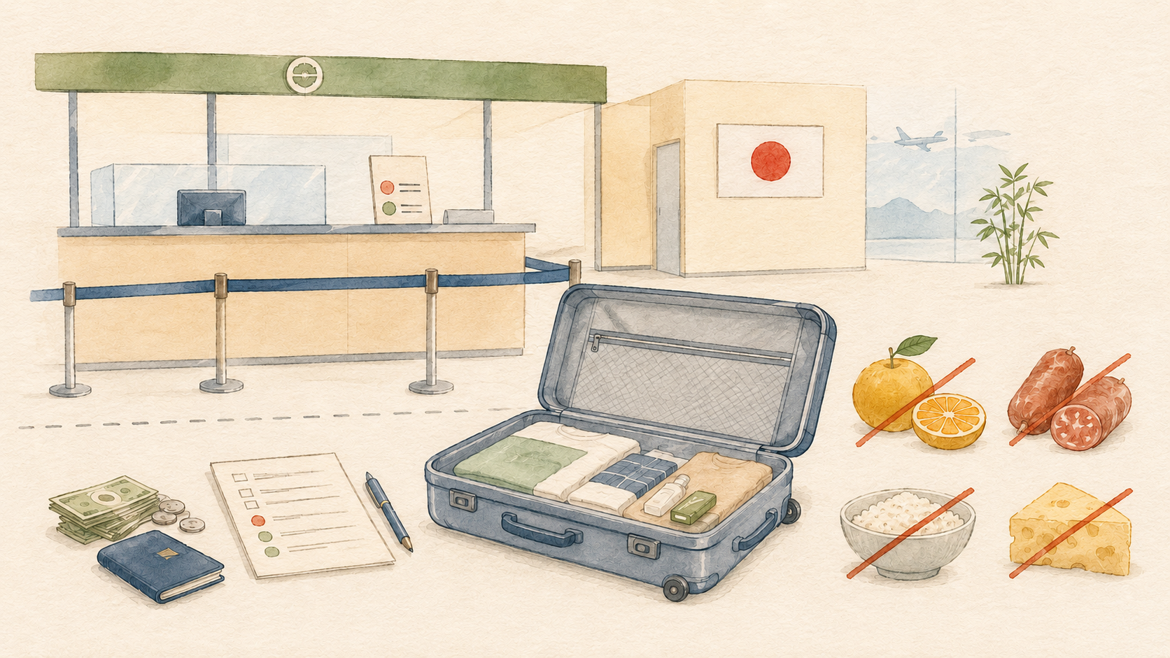 Douane au Japon : que faut-il déclarer ou ne pas mettre dans sa valise ?